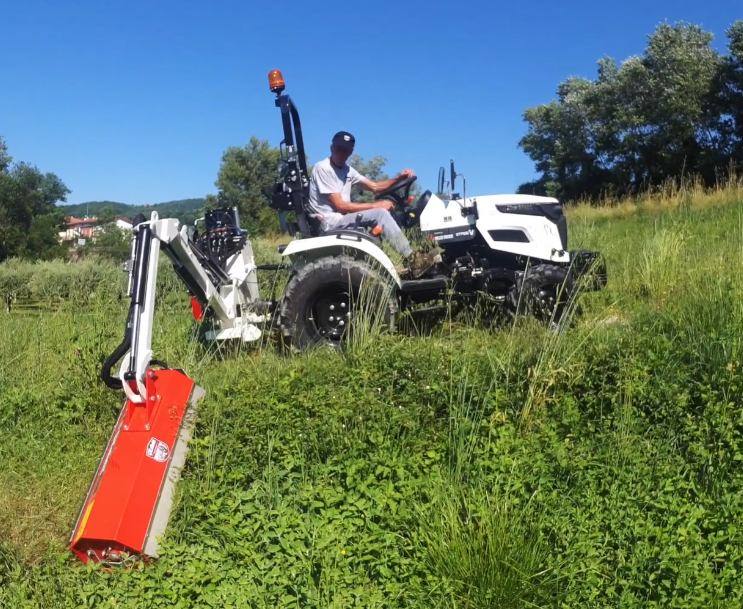 L'utilisation de l'épareuse agricole à tracteur