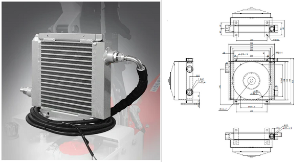 À quoi sert l’échangeur de chaleur sur les épareuses Giemme Machinery ?