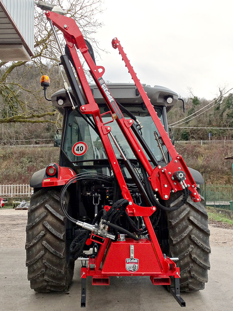 Taille-haies à bras série HRT, commandes à leviers pour tracteurs de 20 à 60 ch