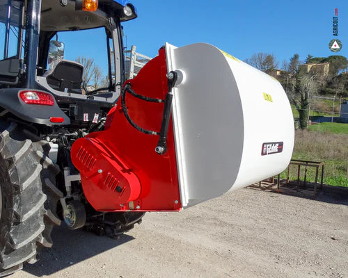 Broyeur fixe FCN 160 avec bac de ramassage