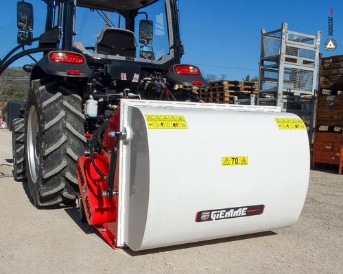 Broyeur fixe FCN 160 avec bac de ramassage