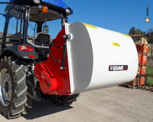 Broyeur fixe FCN 160 avec bac de ramassage