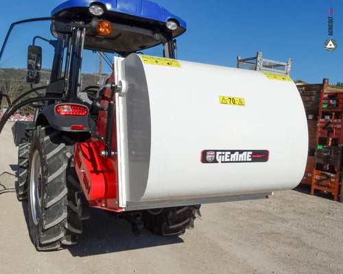 Broyeur fixe FCN 160 avec bac de ramassage